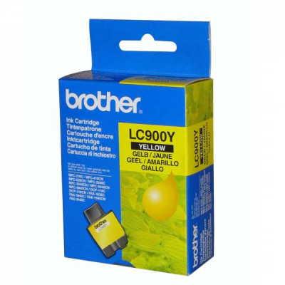 Brother LC-900Y, originální inkoust, žlutý, 400 stran