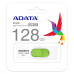 ADATA Flash Disk 128GB UV320, USB 3.1 Dash Drive, bílá/zelená