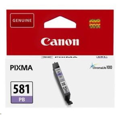 Canon CLI-581 PB (2107C001), originální inkoust, photo azurový, 5,6 ml