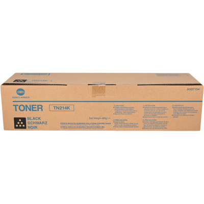 Konica Minolta TN-214K (A0D7154), originální toner, černý, 24000 stran