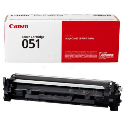 Canon 051 (2168C002), originální toner, černý, 1700 stran