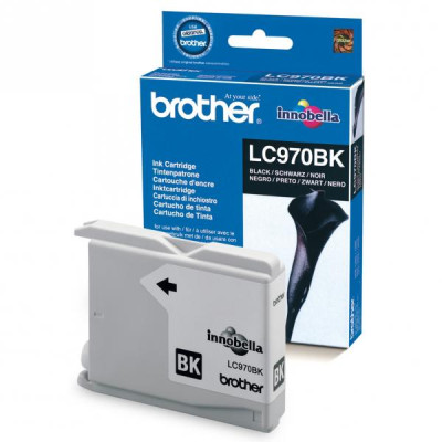 Brother LC-970Bk, originální inkoust, černý, 350 stran