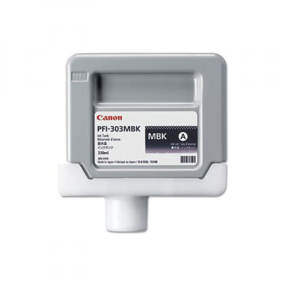 Canon PFI-303MBk (2957B001), originální inkoust, matně černý, 330 ml