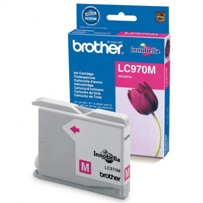 Brother LC-970M, originální inkoust, purpurový, 300 stran