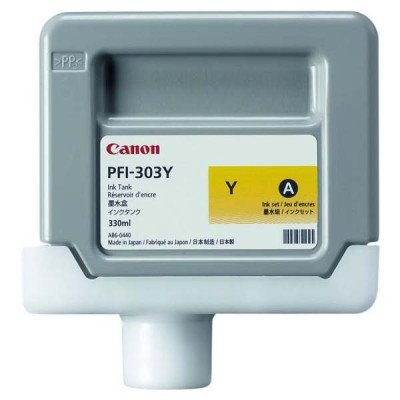 Canon PFI-303Y (2961B001), originální inkoust, žlutý, 330 ml