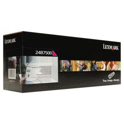 Lexmark 24B7500, originální toner, purpurový, 6000 stran