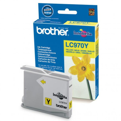 Brother LC-970Y, originální inkoust, žlutý, 300 stran