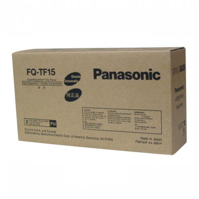 Panasonic FQ-TF15, originální toner, černý, 2 × 185 g, 2-pack