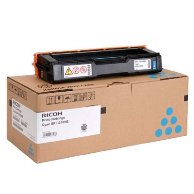 Ricoh 406349, originální toner, azurový, 2500 stran