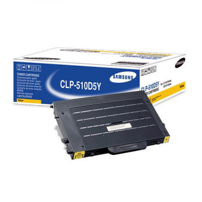 Samsung CLP-510D5Y, originální toner, žlutý, 5000 stran