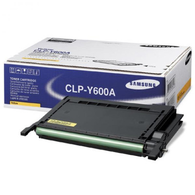 Samsung CLP-Y600A, originální toner, žlutý, 4000 stran