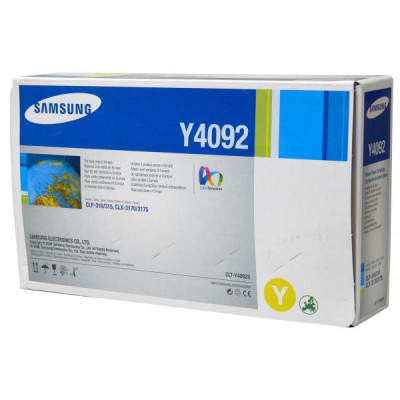 Samsung CLT-Y4092S (SU482A), originální toner, žlutý, 1000 stran