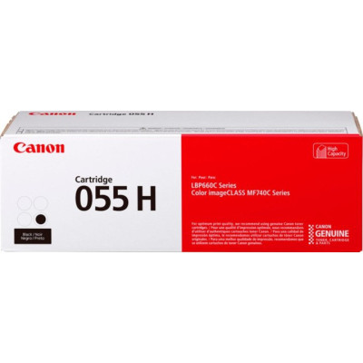 Canon 055HBk (3020C002), originální toner, černý, 7600 stran