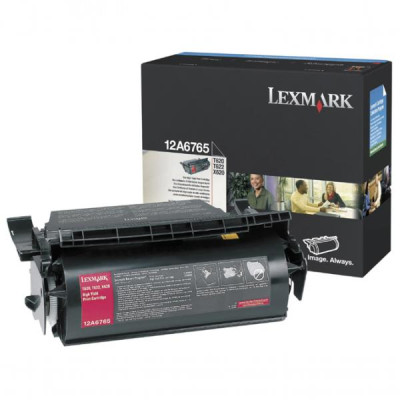 Lexmark 12A6765, originální toner, černý, 30000 stran