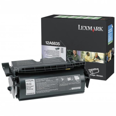 Lexmark 12A6835, originální toner, černý, 20000 stran