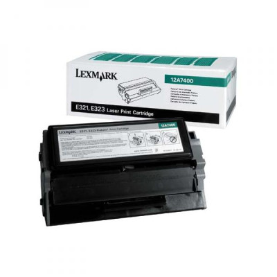 Lexmark 12A7400, originální toner, černý, 3000 stran