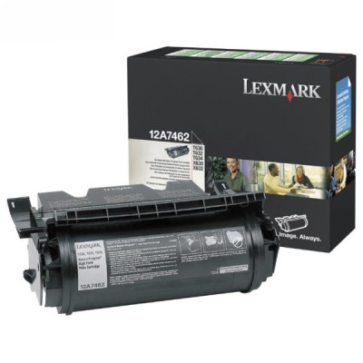 Lexmark 12A7462 (12A7468, 12A7362), originální toner, černý, 21000 stran