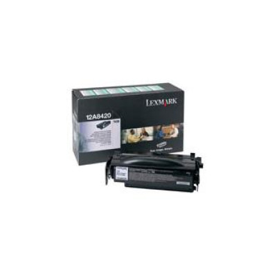 Lexmark 12A8420, originální toner, černý, 6000 stran