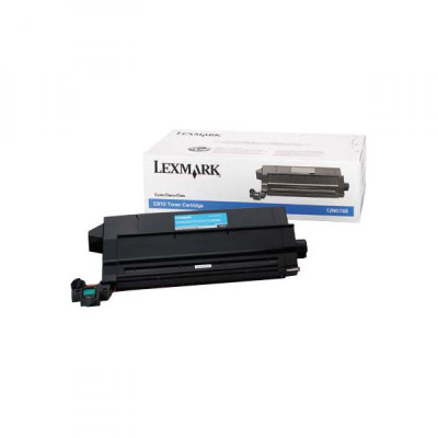 Lexmark 12N0768, originální toner, azurový, 14000 stran