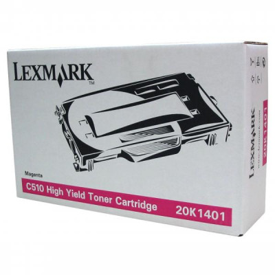 Lexmark 20K1401, originální toner, purpurový, 6600 stran