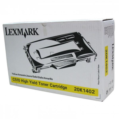 Lexmark 20K1402, originální toner, žlutý, 6600 stran