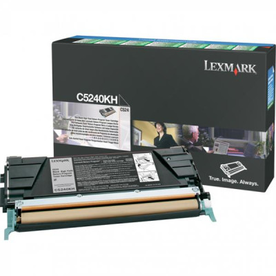 Lexmark C5240KH, originální toner, černý, 8000 stran