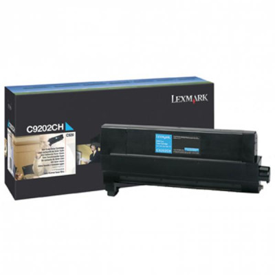 Lexmark C9202CH, originální toner, azurový, 14000 stran