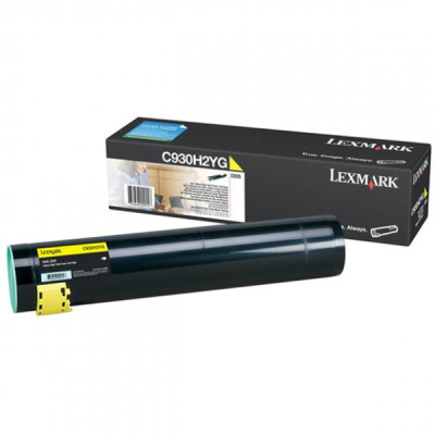 Lexmark C930H2YG, originální toner, žlutý, 24000 stran