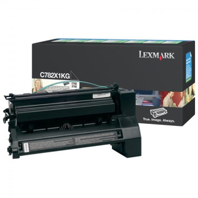 Lexmark C782X1KG, originální toner, černý, 15000 stran