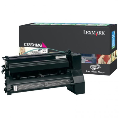 Lexmark C782X1MG, originální toner, purpurový, 15000 stran