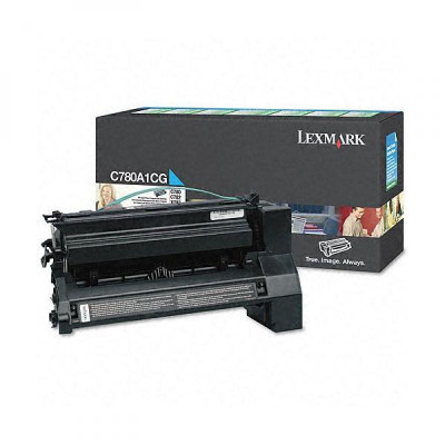 Lexmark C780A1CG, originální toner, azurový, 6000 stran