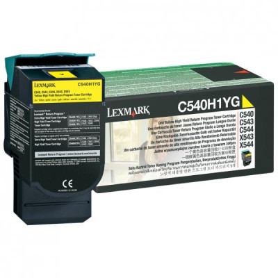 Lexmark C540H1YG, originální toner, žlutý, 2000 stran