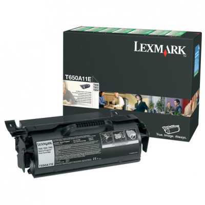 Lexmark T650A11E, originální toner, černý, 7000 stran