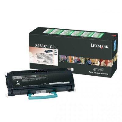 Lexmark X463X11G (X463X21G, X463X31G), originální toner, černý, 15000 stran