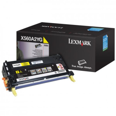 Lexmark X560A2YG, originální toner, žlutý, 4000 stran