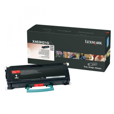 Lexmark X463H21G, originální toner, černý, 9000 stran