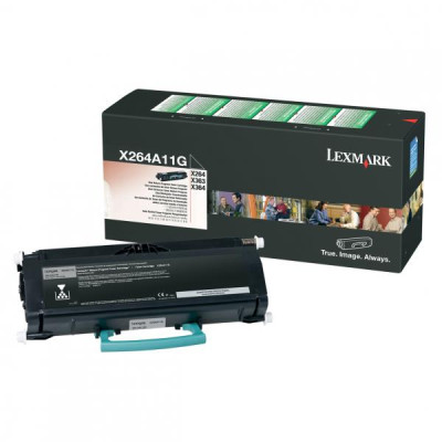 Lexmark X264A11G, originální toner, černý, 3500 stran