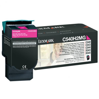 Lexmark C540H2MG, originální toner, purpurový, 2000 stran