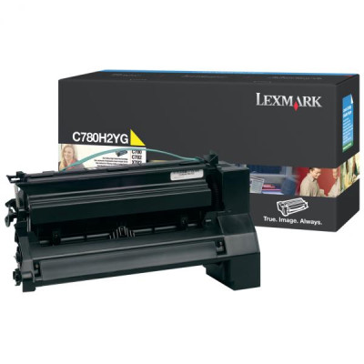 Lexmark C780H2YG, originální toner, žlutý, 10000 stran