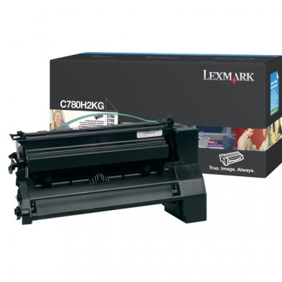 Lexmark C780H2KG, originální toner, černý, 10000 stran