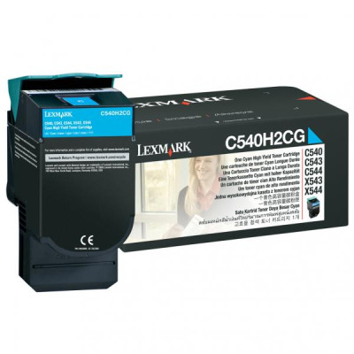 Lexmark C540H2CG, originální toner, azurový, 2000 stran