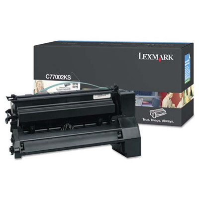 Lexmark C7702KS, originální toner, černý, 6000 stran