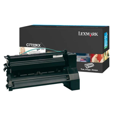 Lexmark C7722KX, originální toner, černý, 15000 stran