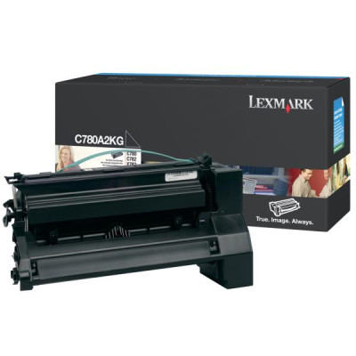 Lexmark C780A2BG, originální toner, černý, 6000 stran