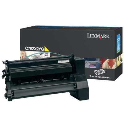 Lexmark C782X2YG, originální toner, žlutý, 15000 stran