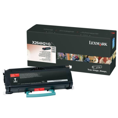 Lexmark X264H21G, originální toner, černý, 9000 stran