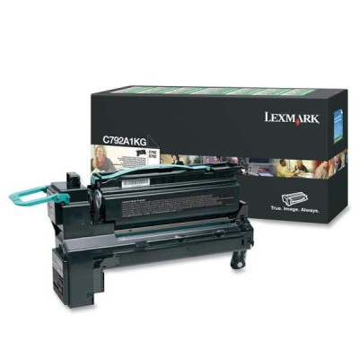 Lexmark C792A1KG, originální toner, černý, 6000 stran