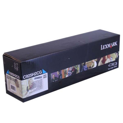 Lexmark C925H2CG, originální toner, azurový, 7500 stran