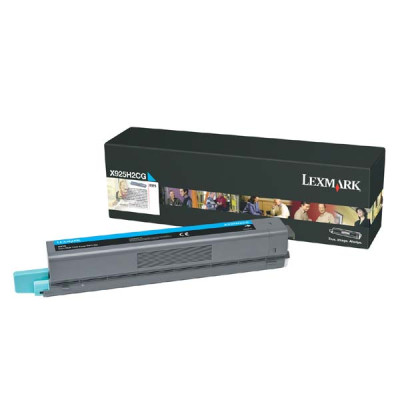 Lexmark X925H2CG, originální toner, azurový, 7500 stran