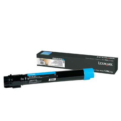 Lexmark X950X2CG, originální toner, azurový, 22000 stran